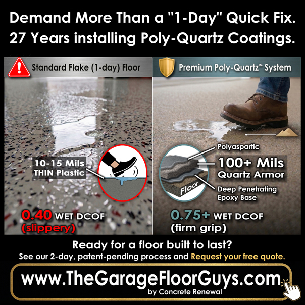 1-Day Flake vs Premium Poly-Quartz Comparison