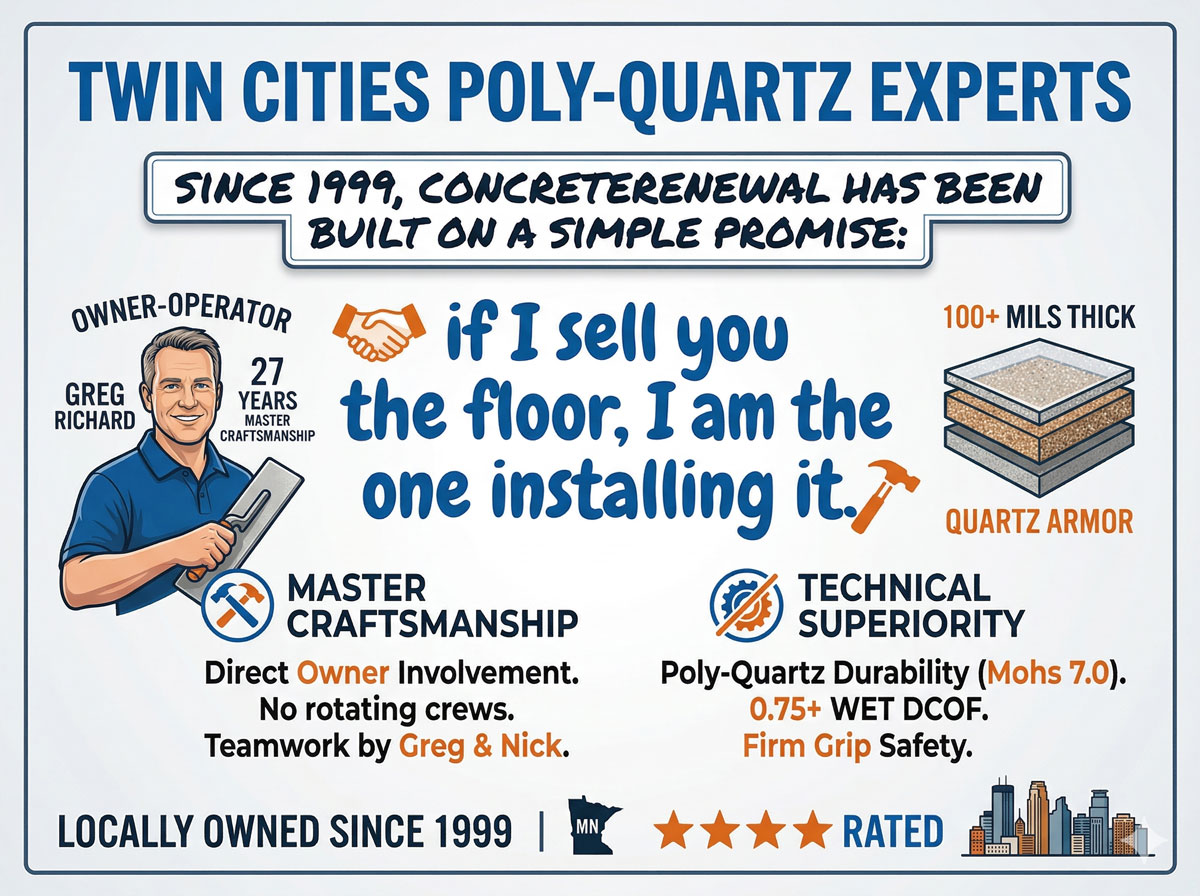 Concrete Renewal owner-operators Greg Richard and son-in-law Nick