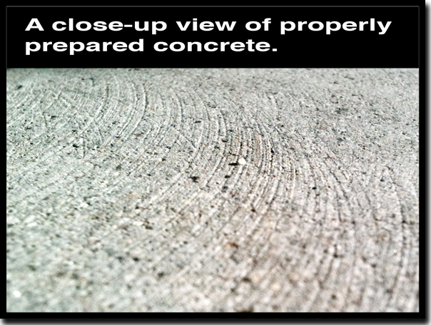 A visual comparison of concrete preparation showing raw grinding dust, the ineffective results of a conventional vacuum, and the superior deep-pore cleaning of Concrete Renewal's patent-pending DeCe™ Technology machine. This system uses sonic velocity air jets to dislodge trapped dust, ensuring a maximum resin-to-concrete bond for garage floor coatings in Minneapolis and St. Paul.